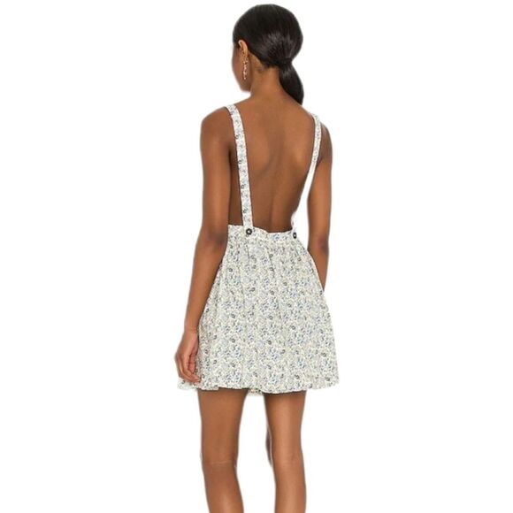 FREE PEOPLE Petunia Cotton Mini Dress Sz MEDIUM - Picture 2 of 13